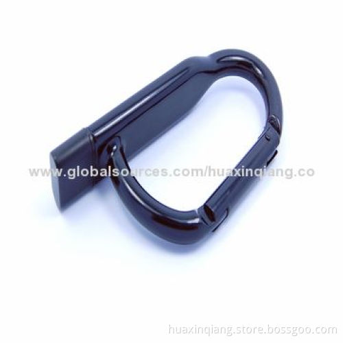 Climbing Hook-shaped USB Memory, Metal Material, 128MB to 32GB Capacity/30g/User-define Color/USB2.0